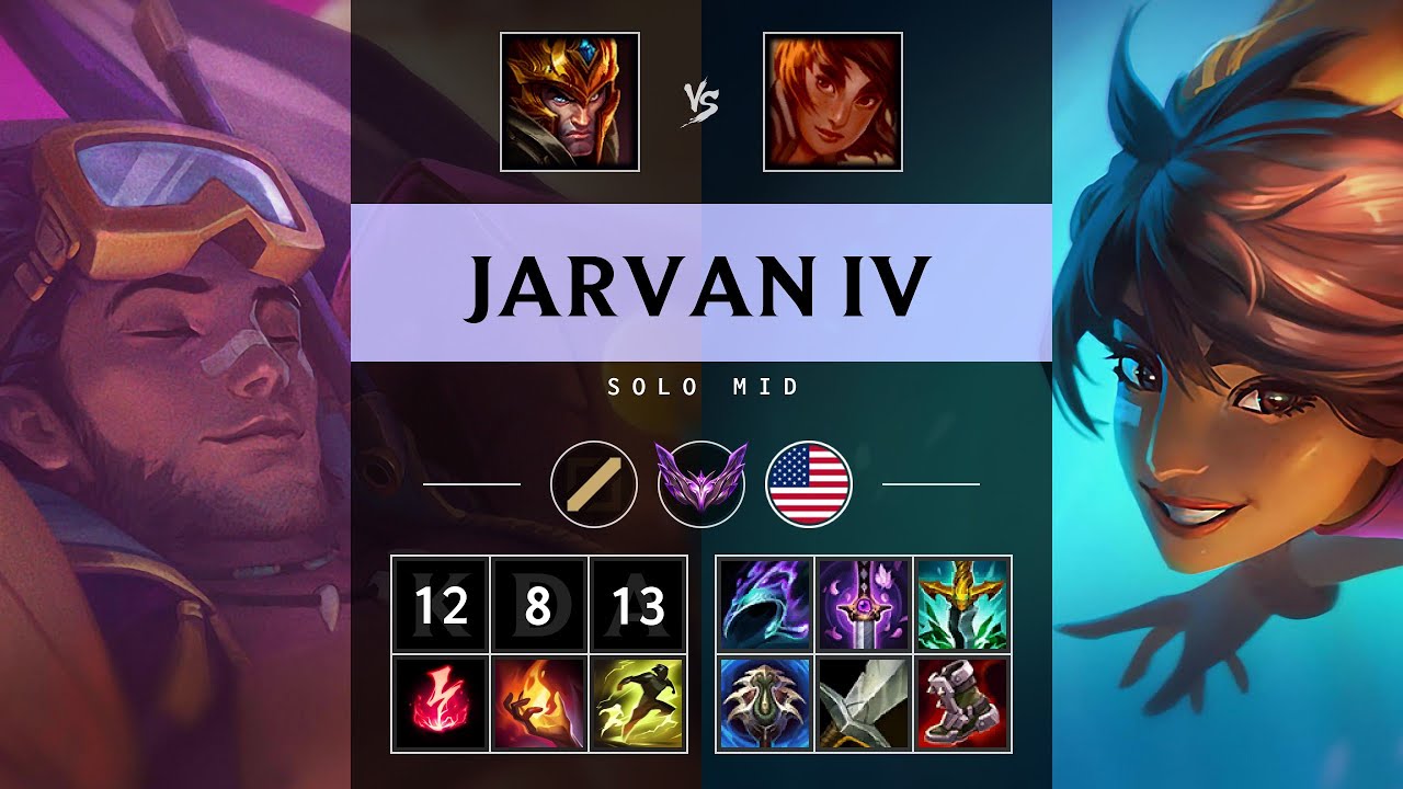Jarvan IV Mid vs Taliyah - NA Master Patch 25.17