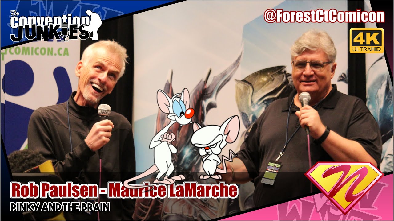 Rob Paulsen & Maurice LaMarche (Animaniacs, Pinky and the Brain) Forest City ComiCon 2019 Q&A Panel