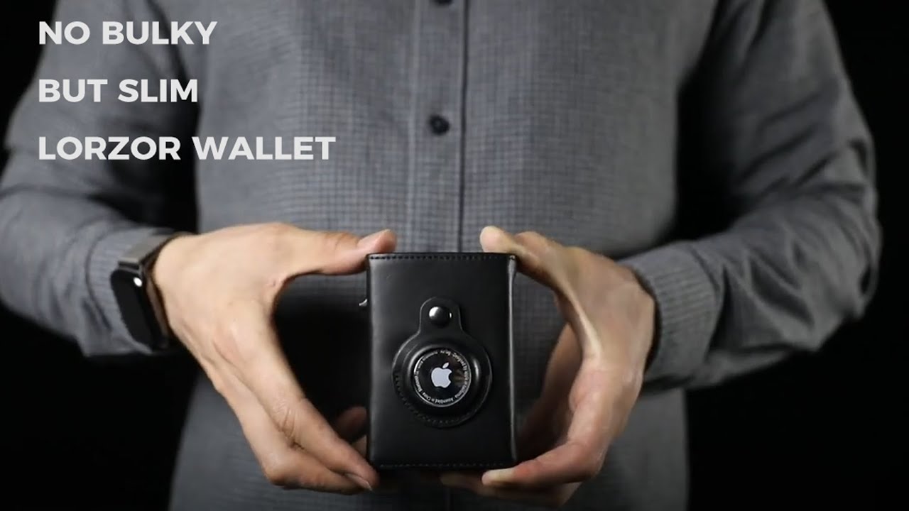 Lorzor Airtag Trifold Wallet #lorzor #menwallet #wallet