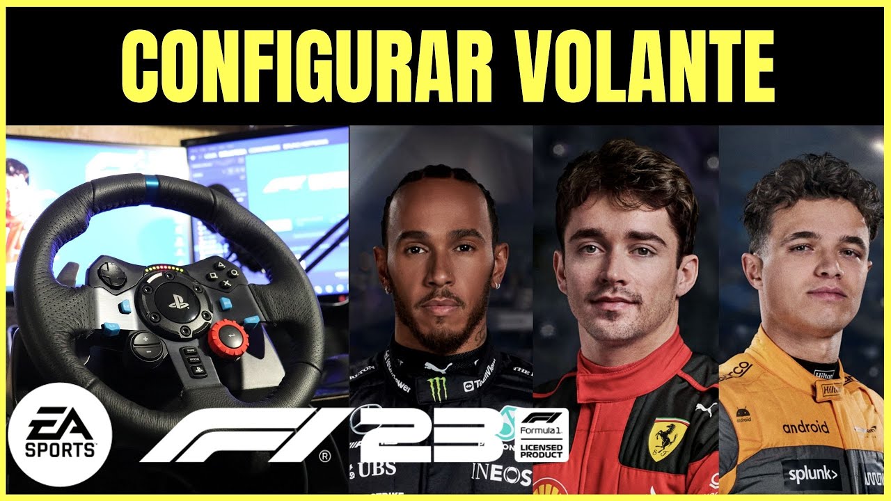 F1 23 - CONFIGURAR VOLANTE G29, G920, G923 e FORCE FEEDBACK