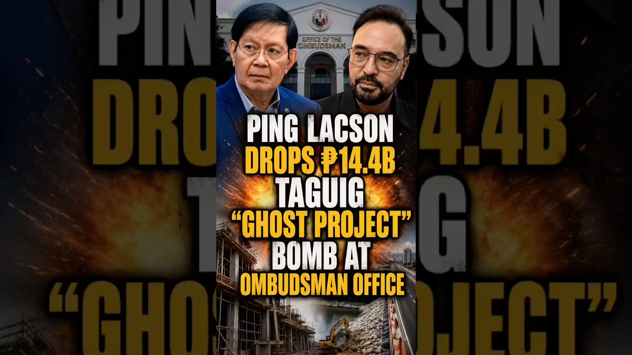 LACSON TAKES TAGUIG INFRASTRUCTURE EVIDENCE TO THE OMBUDSMAN