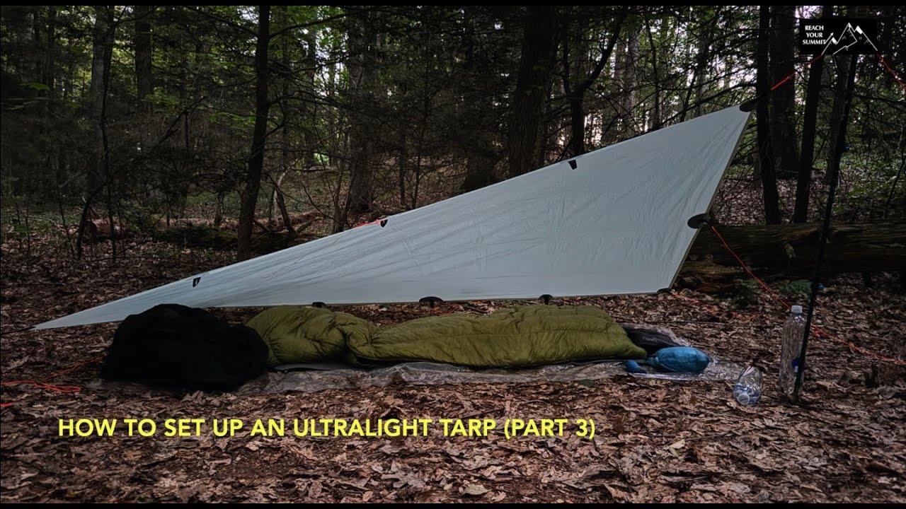 A Couple More Ways I Like To Set Up My Ultralight Tarp