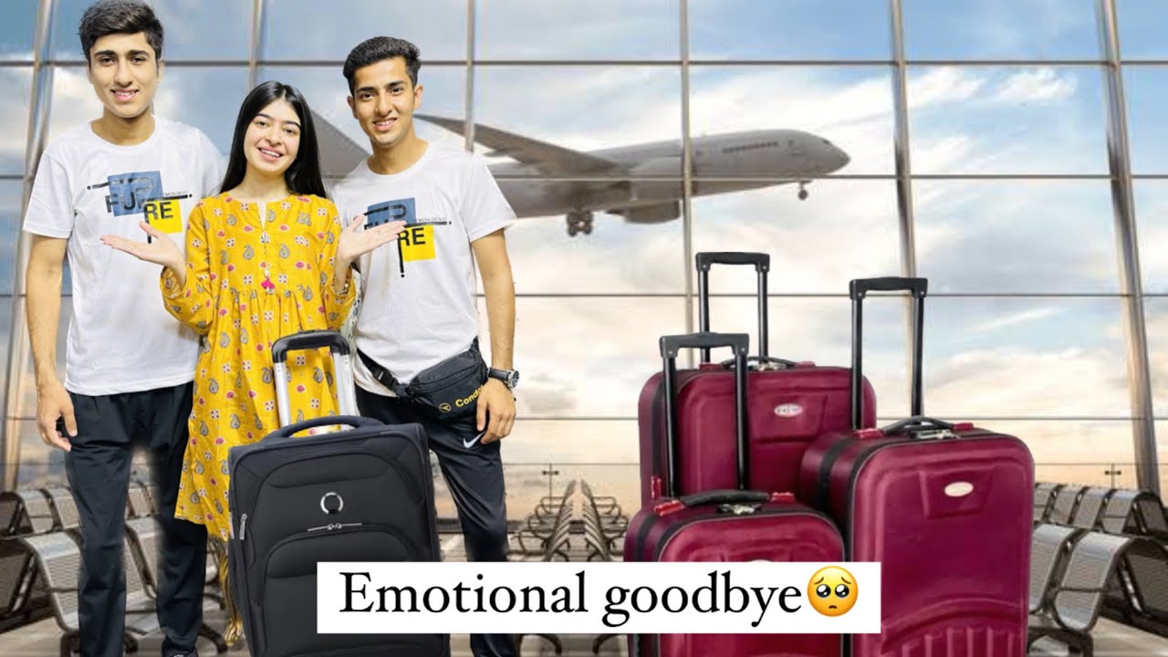 Cousins ko Airport chorne gyi | sb ne best wishes di unko | Already missing them🥺