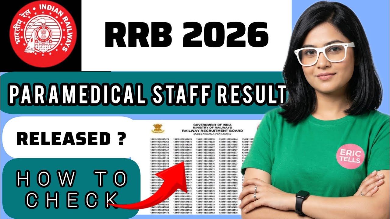 rrb paramedical result 2026 | railway paramedical result 2026