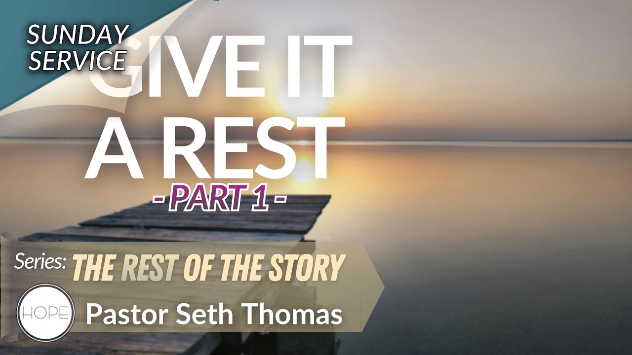 SUNDAY SERVICE | Give It A Rest - pt1 | Pastor Seth Thomas | 01.25.2026