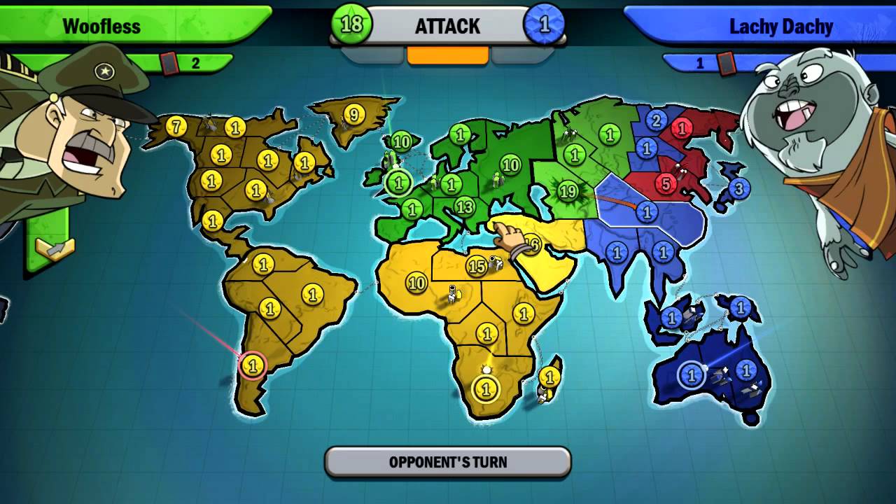 RISK FACTIONS #3 with The Pack (Risk Game 2)