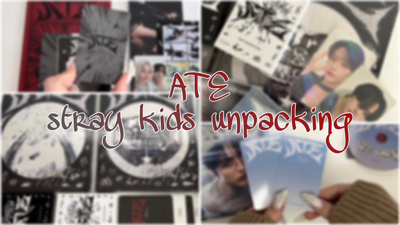 ⛓️stray kids “ATE” album unpacking⛓️|| распаковка альбомов эйт стрэй кидс❤️‍🔥