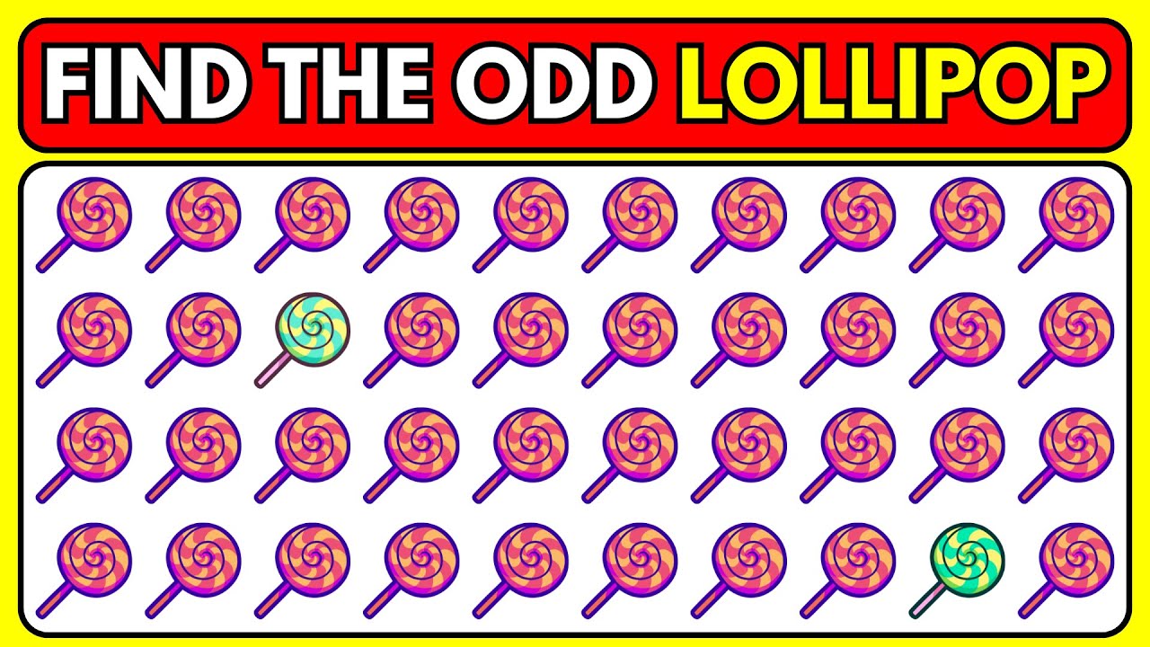 Find the ODD One Out – Sweet Edition 🍭🍫🍪 | Easy, Medium, Hard – Level 83 | Mindful Mosaic 2.0