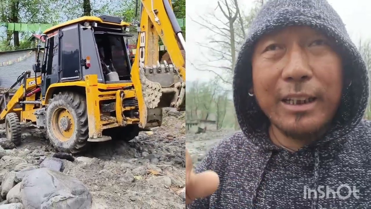 finally  RCC retaining wall project has been started today and thank you Tibetan govt 🙏🙏🙏