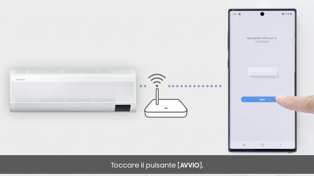 La configurazione Wi-Fi del tuo climatizzatore è a portata di click.