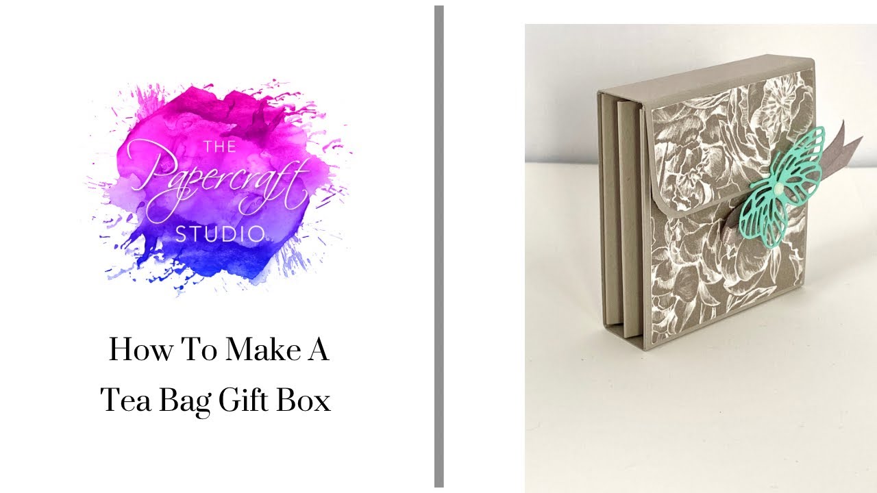 How To Make A Tea Bag Gift Box