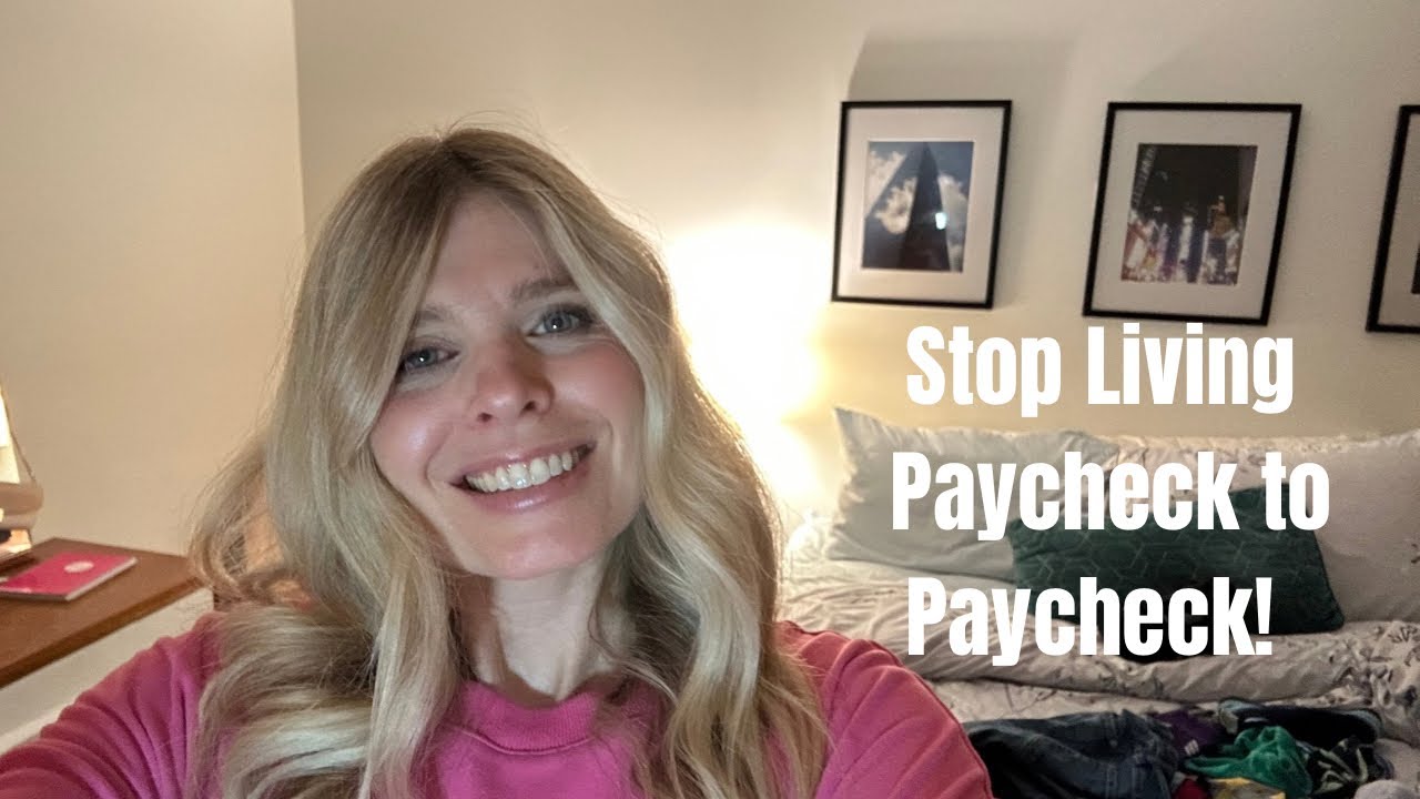 How I Stopped Living Paycheck to Paycheck and how you can too! 