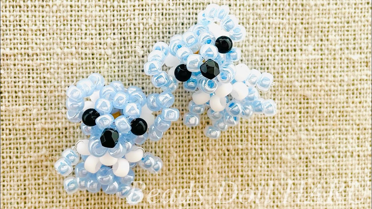 [187] 初心者向けビーズドールミニ動物シリーズ⑤コアラ/beaded rabbit/串珠