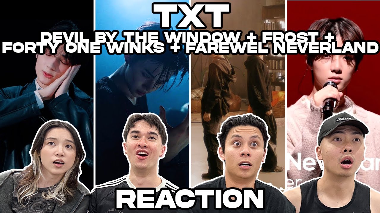 WE WATCH 4 TXT PERFORMANCE VIDEOS!