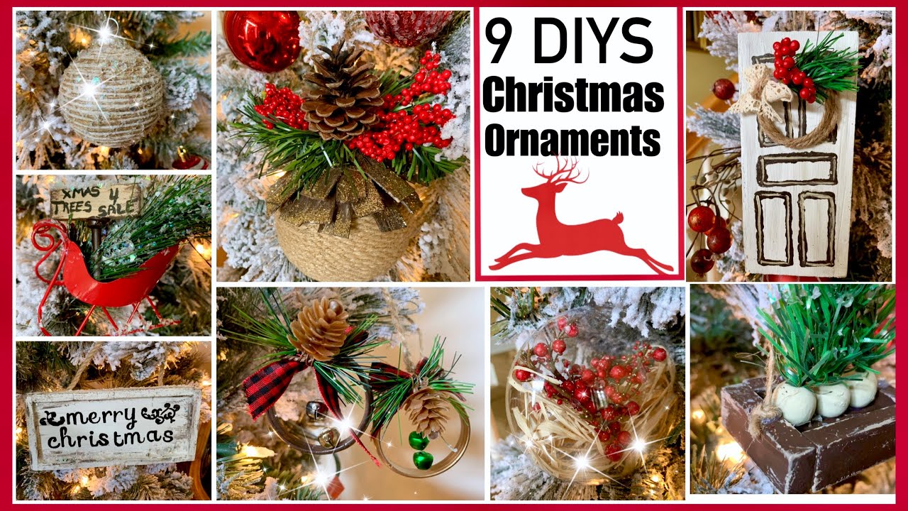 Dollar Tree CHRISTMAS DIY Ornaments