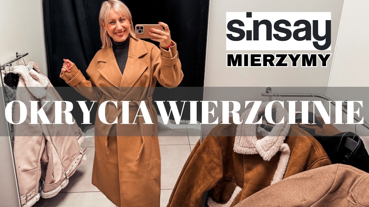 SINSAY - MIERZYMY | Kurtki, płaszcze, kożuszki | Nowa kolekcja - Jesień 2024