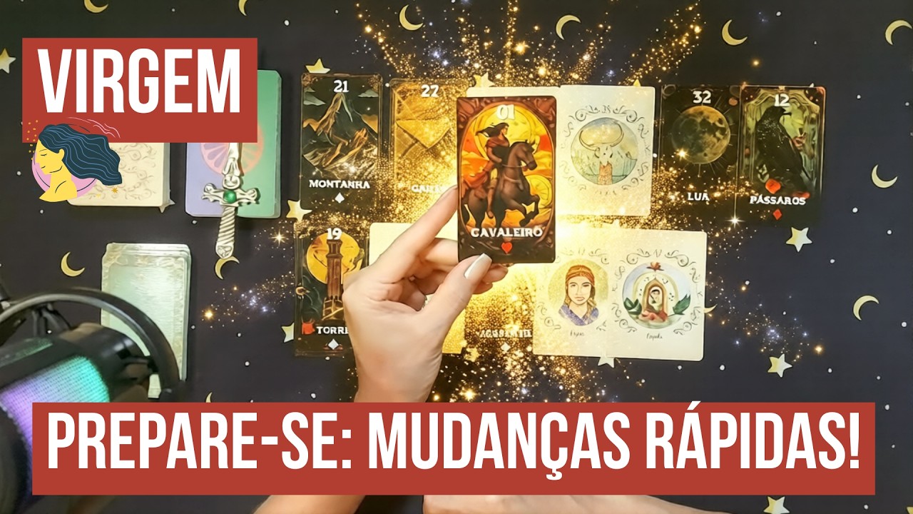 VIRGEM: Virada inesperada! Decis&otilde;es e novos caminhos chegando. #tarot #signodevirgem