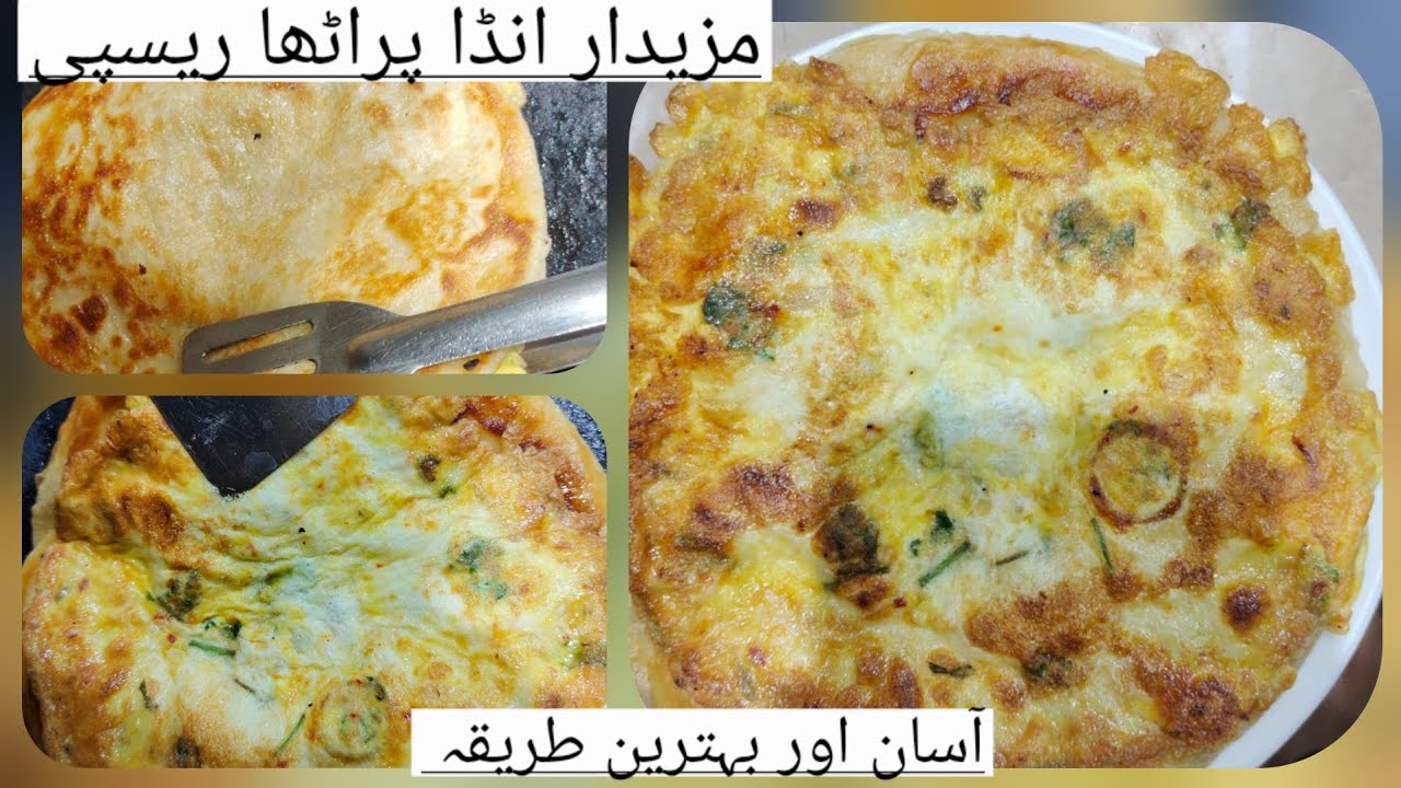 Mazedar Andaa paratha recipe! healthy breakfast!  crispy paratha! Easy And yummy paratha❤️