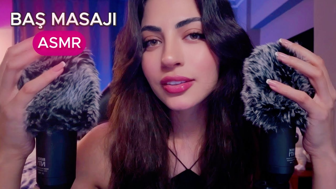 ASMR - Baş Masajı Seansına Geldin 😴 Tüylü Mikrofon (Fluffy Mic)