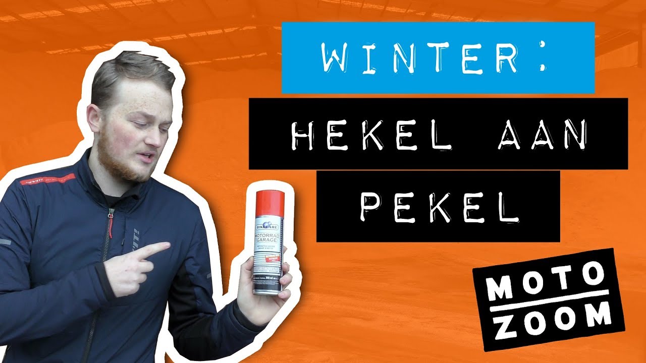 ❅ HEKEL AAN PEKEL - Bescherm je motorfiets tegen het zout op de weg!