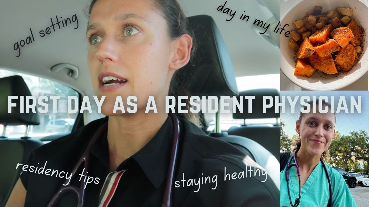 first day of family medicine residency vlog | day in the life | setting goals for intern year