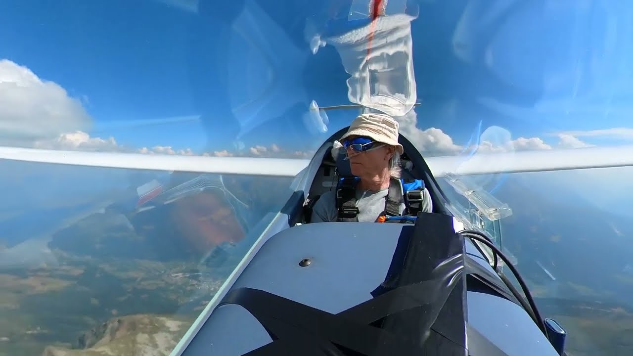 Swiss Alps Gliding: Climbing above Tödi mountain and final glide back home