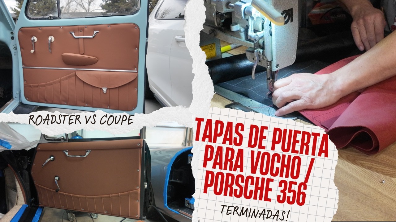 Tapas De Puertas Para Volkswagen Vocho, Fusca, Volky, Estilo Porsche 356 Roadster