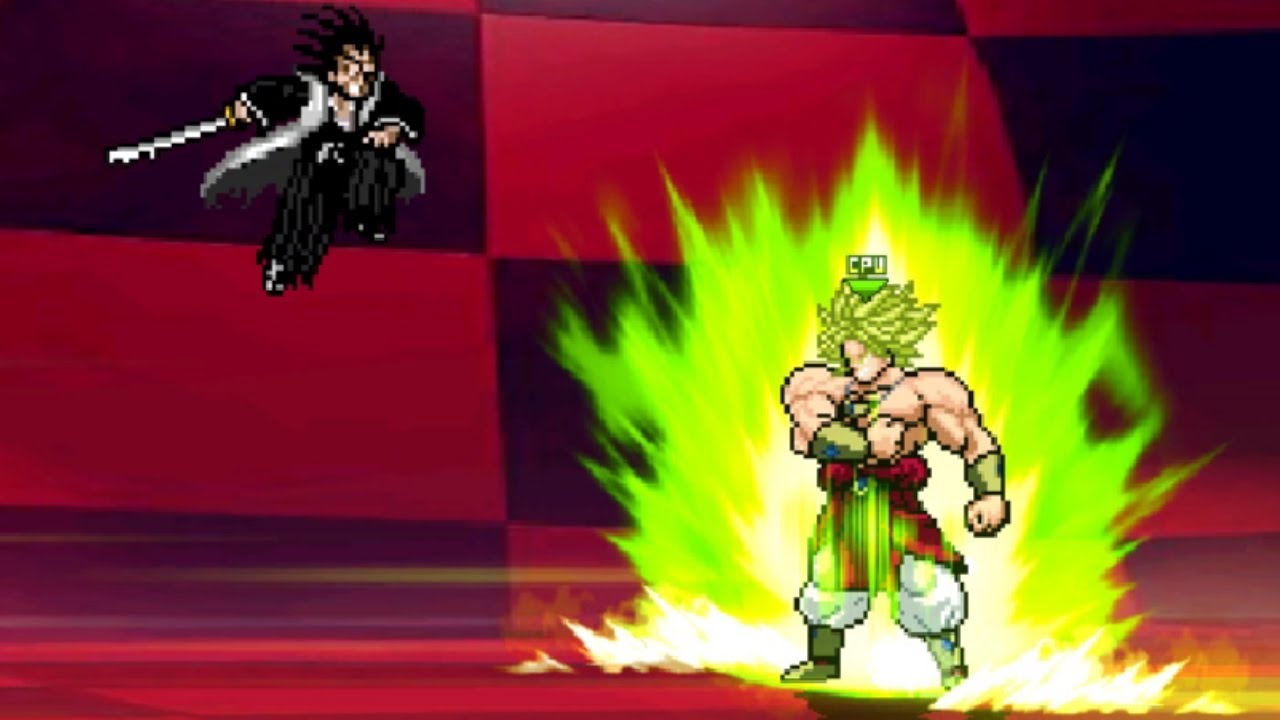 Kenpachi VS Broly! || Bleach VS Dragon Ball Z || Jump Force Mugen V13