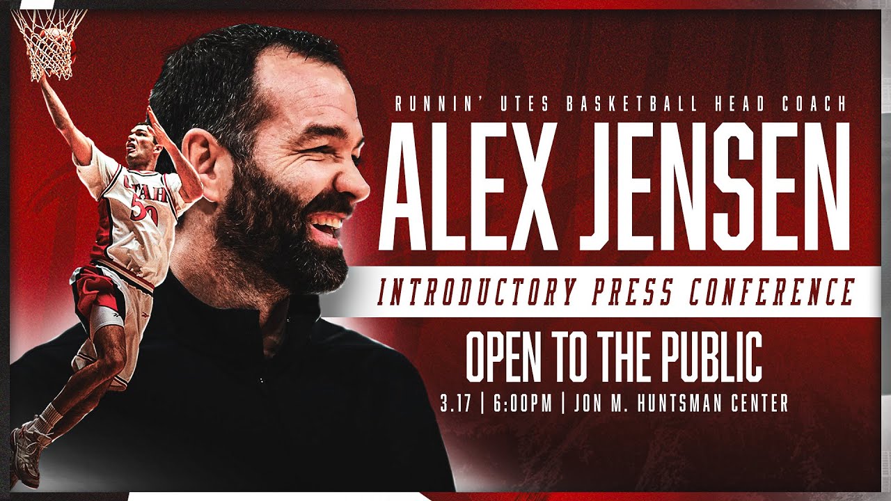 Utah Men's Basketball Head Coach Alex Jensen Introductory Press Conference