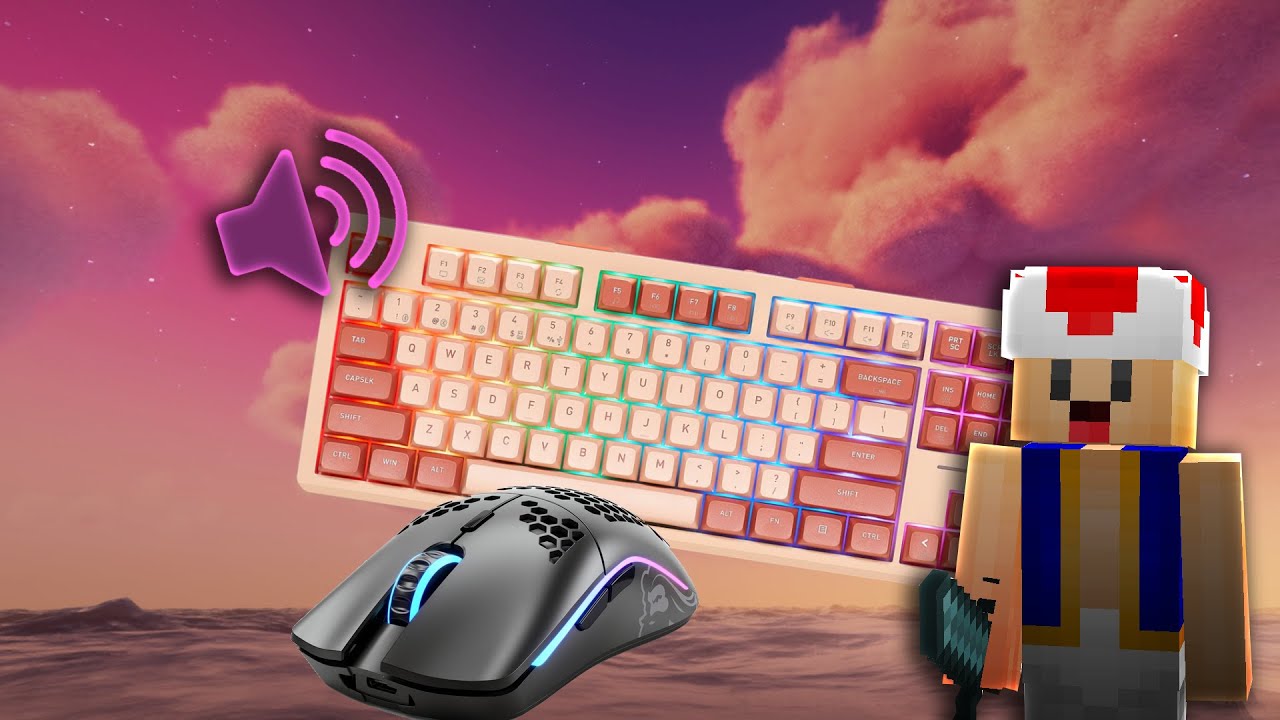 Bedwars ASMR Keyboard & Mouse Sounds | Hypixel Bedwars