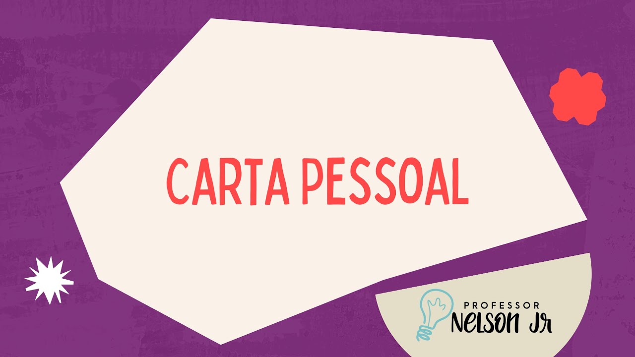 Gênero Textual - Carta Pessoal
