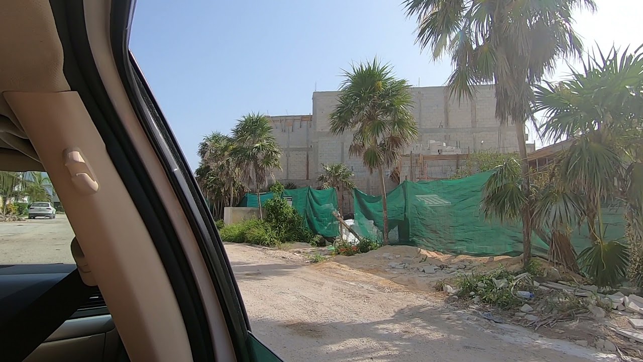 Driving by the TAO SantaMar Development in Akumal in the Riviera Maya