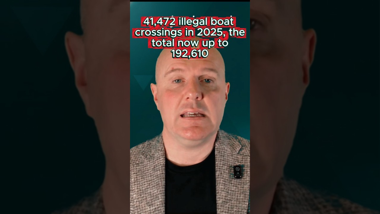 41,472 Illegal Boat Crossings in 2025 — Total Now Up to 192,610 | Stats Jamie