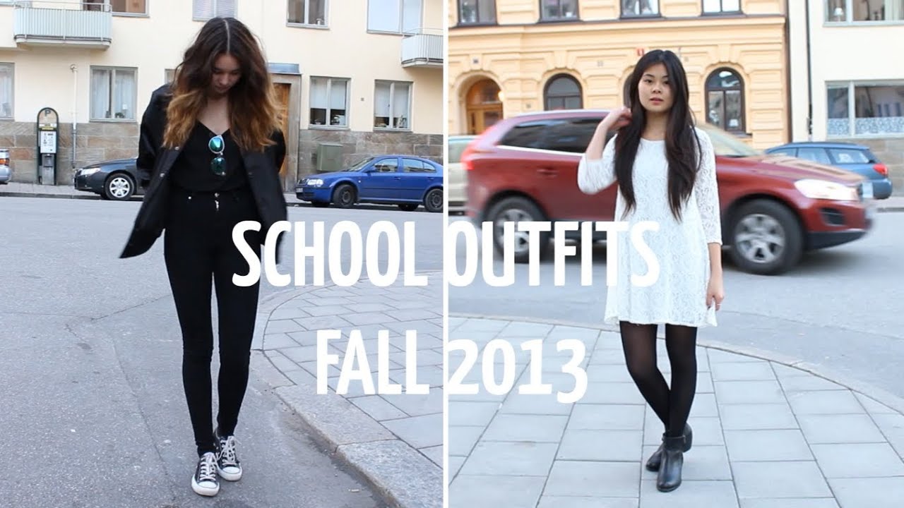 School Outfits Lookbook Fall 2013