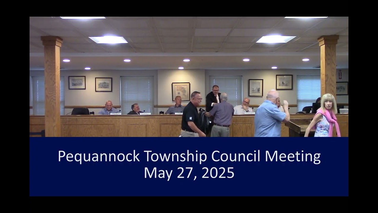 Pequannock Township Council Meeting May 27, 2025