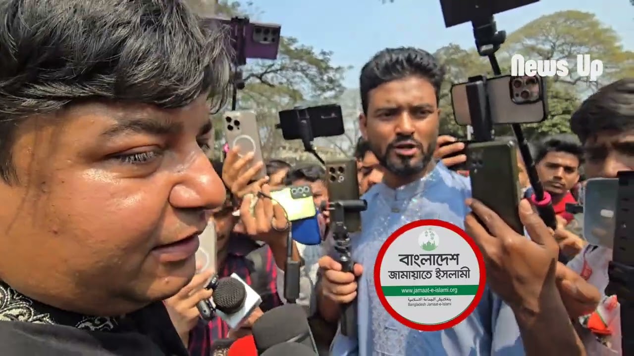 জামায়াতকে আজীবন রাজাকার বলাই শিবির কর্মীর সঙ্গে শহীদ মিনারে তারেক রহমানের ব্যাপক হট্টগোল