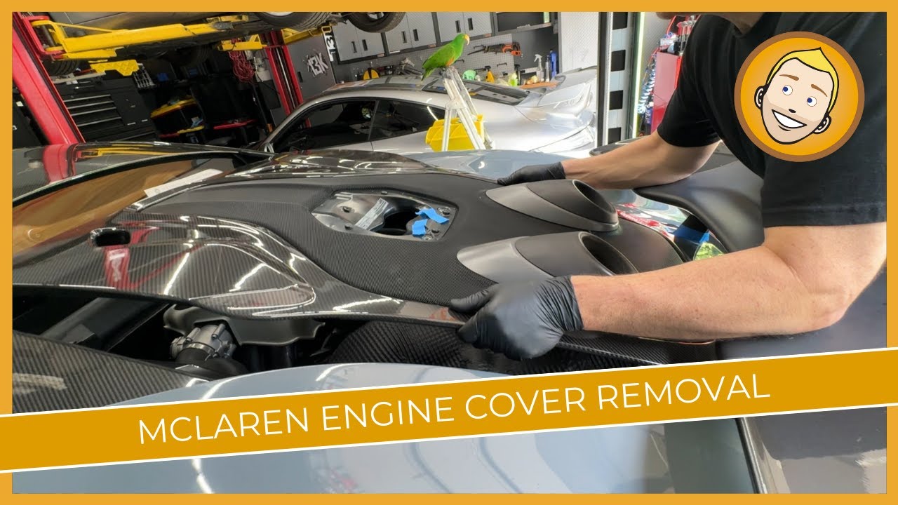 McLaren Engine Cover Removal DIY