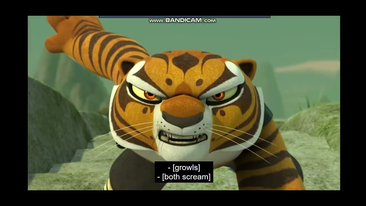 Kung Fu Panda Legends of Awsomeness:Po,Shifu,Tigress,Monkey and Mantis vs Lidong and Croc Bandits
