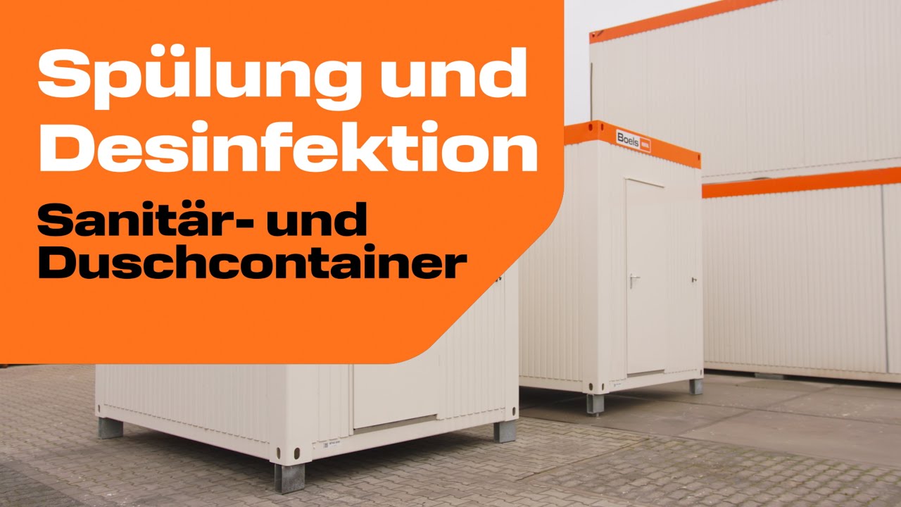 BOELS: Erklärvideo zur Reinigung des Dusch- und Sanitärcontainers  [filmproduktion rhein-main]