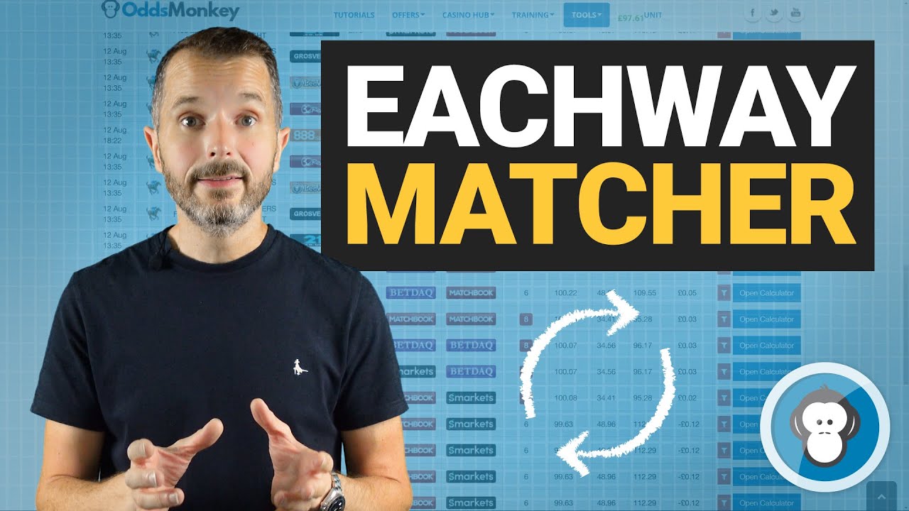 Eachway Matcher: matched betting software for each way betting | OddsMonkey Bites