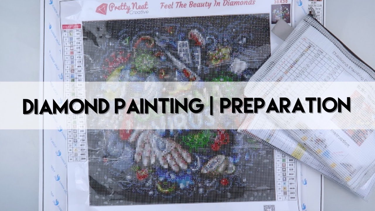 Diamond Painting -  Preparation | 2 Diamond Paintings at Once
