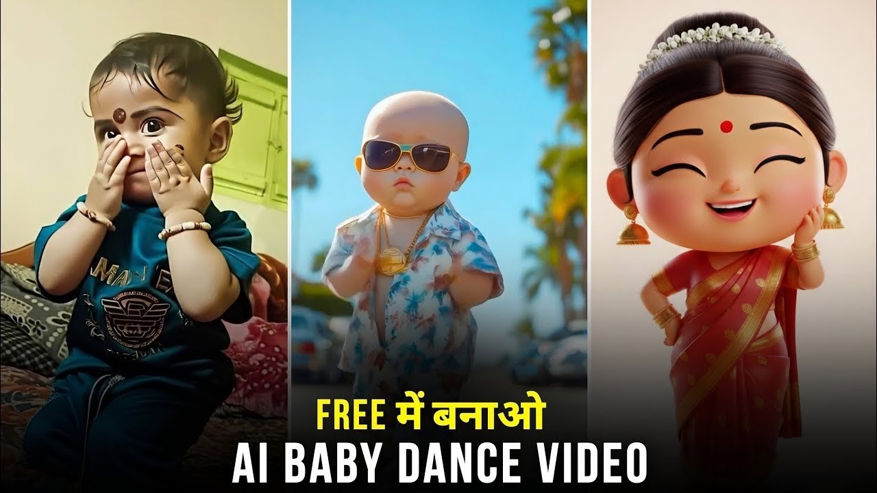 AI BABY DANCE VIDEO kaise banaen l baccha wala dance Video kaise banaen Free me