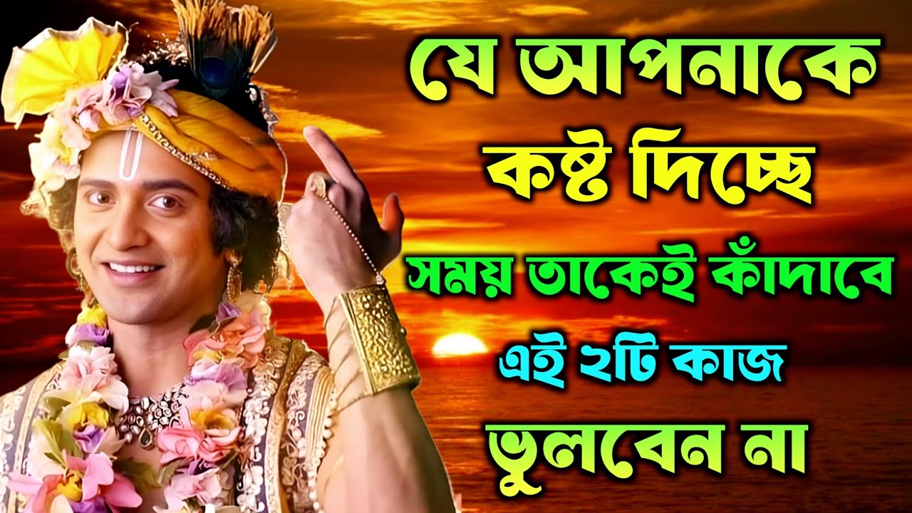 যে আপনাকে কষ্ট দিচ্ছে সময় তাকেই কাঁদাবে—এই ২টি কাজ ভুলবেন না | Gita Sri Krishna Bani 