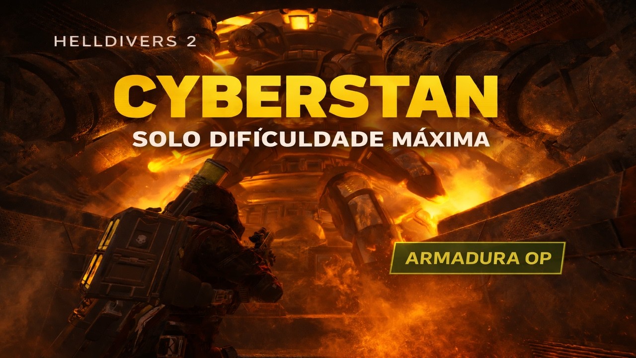 🔥 SOLO EM CYBERSTAN | Melhor Loadout Solo!? 0 Mortes | Helldivers 2 Ep.12