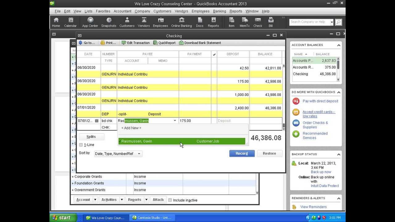 QuickTips™: Bounced Checks-Deposited by QuickBooks® Made Easy™