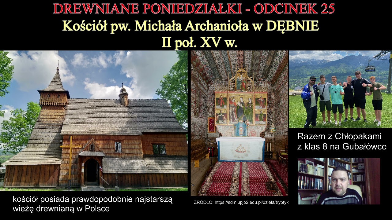 DĘBNO PODHALAŃSKIE - kościół na Liście UNESCO