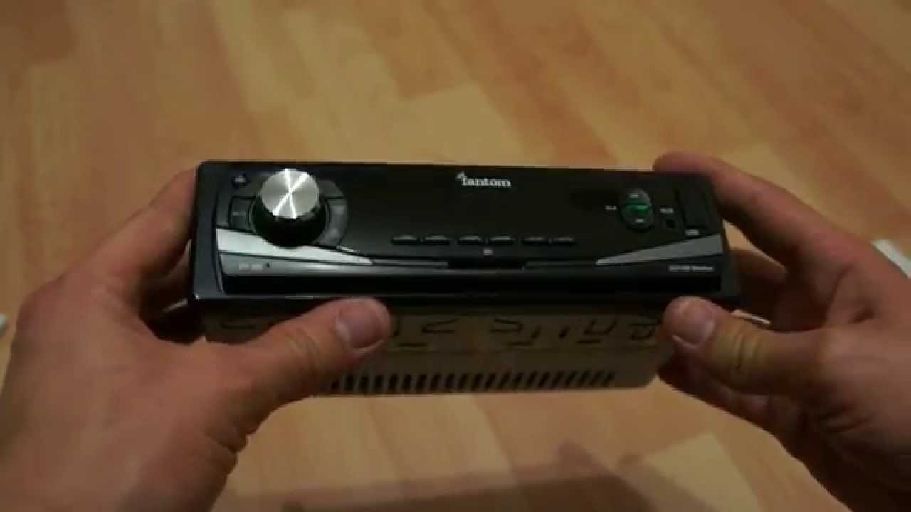 Автомобильная магнитола Fantom FP-300. Знакомство с USB/SD автомагнитолой.