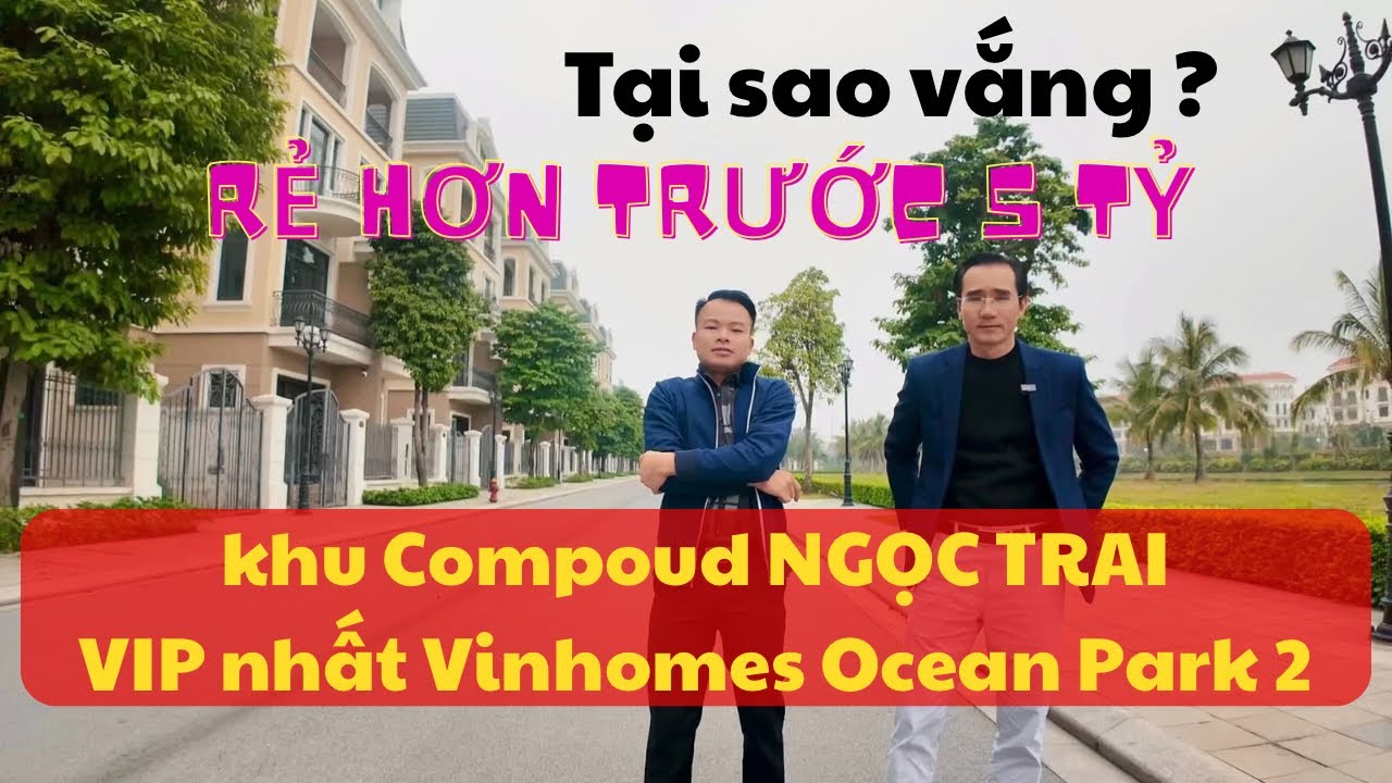 Biệt thự Ngọc Trai có đáng mua | NGỌC TRAI VIP nhất Vinhomes Ocean Park 2