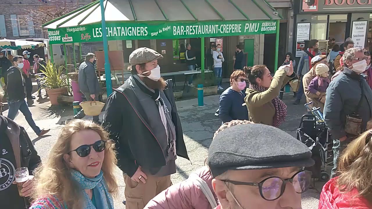 Flash mob Saint Sauveur de Montagut 27 mars 2021