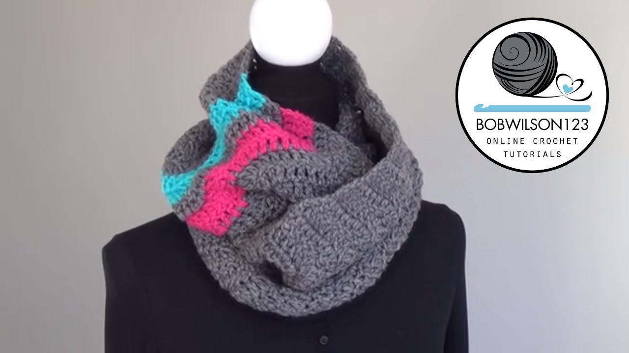 Crochet Chevron Delight Cowl / Scarf / Blanket Tutorial